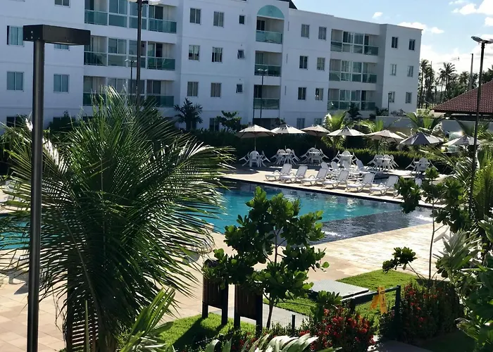 Flat Excelente em Porto de Galinhas PALM VILLAGE ACQUA frente para as piscinas